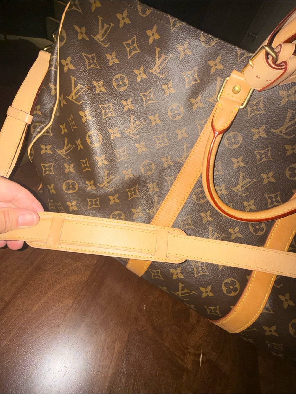 Louis Vuitton Keepall 55 Bandouliere Monogram Canvas Great Condition - Picture 3 of 9